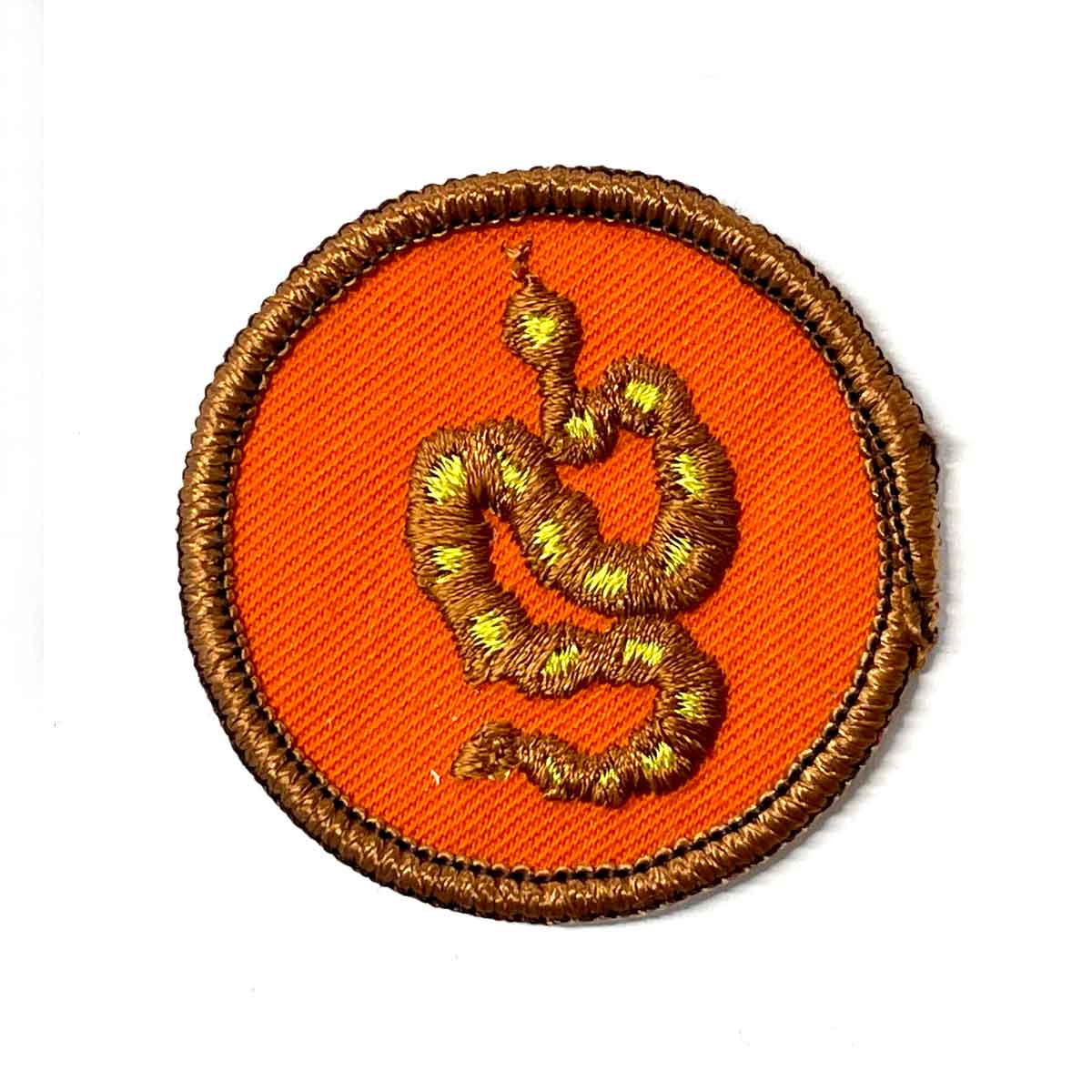 Vintage Rattle Snake Emblem
