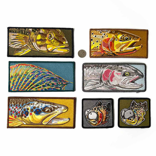 Brown Trout Art-Patch by Andrea Larko