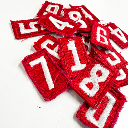 Digits - Upcycled Uniform Numbers