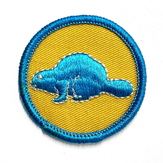 Vintage Beaver Emblem