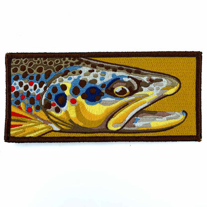 Brown Trout Art-Patch by Andrea Larko