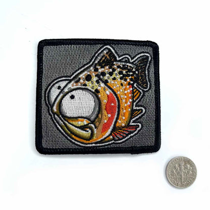 Cutthroat Trout Doodle Art-Patch by Andrea Larko